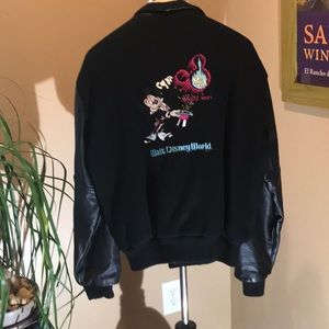 LEATHER & WOOL VARSITY JACKET